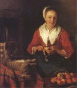 The Busy Cook (nk05) Gabriel Metsu